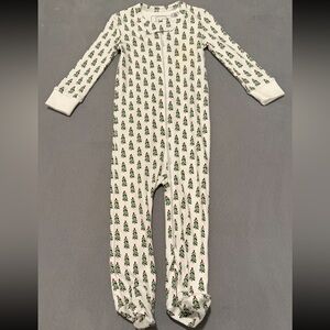 Festive Tree Print Pajamas